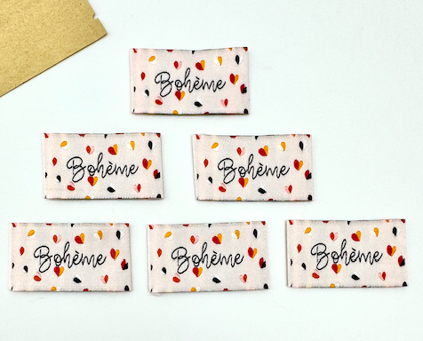 Etiquette Tissée à coudre : Bohème