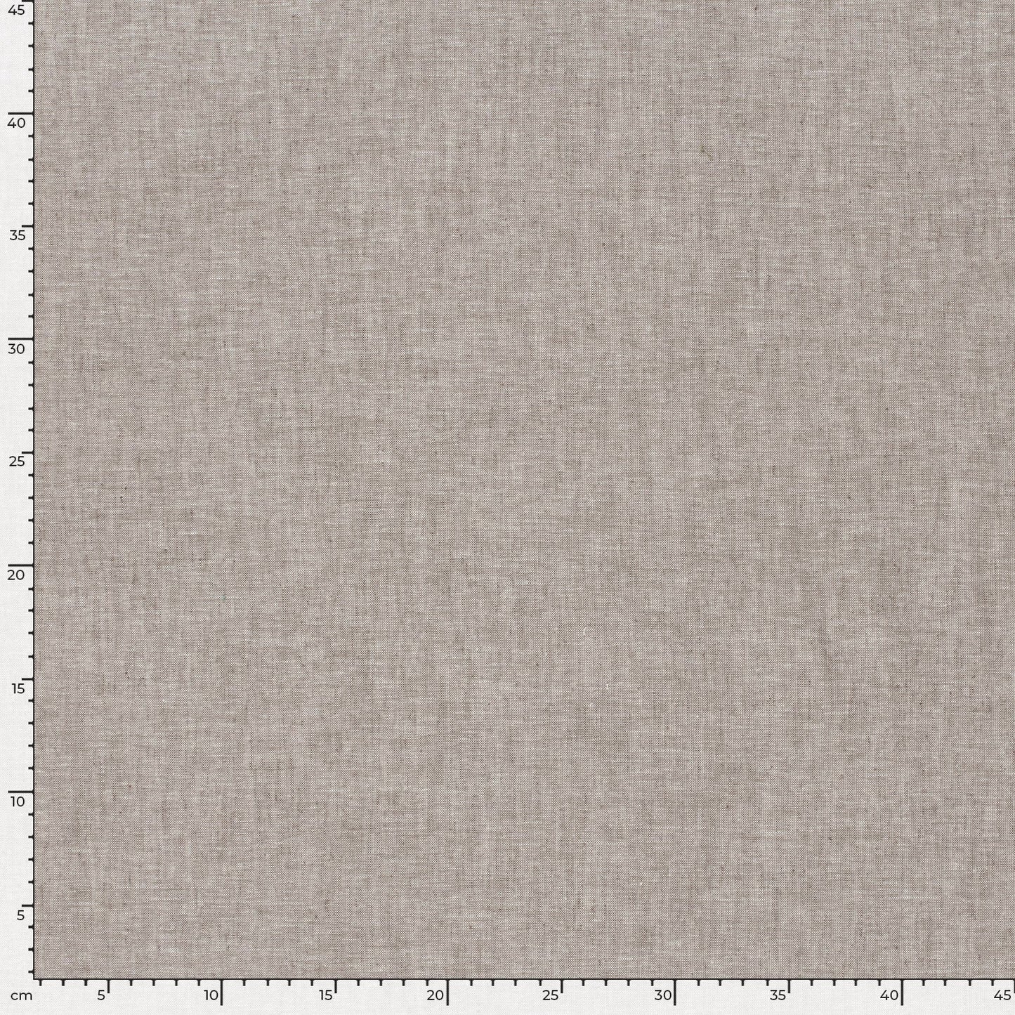 Chambray lin/coton - Taupe