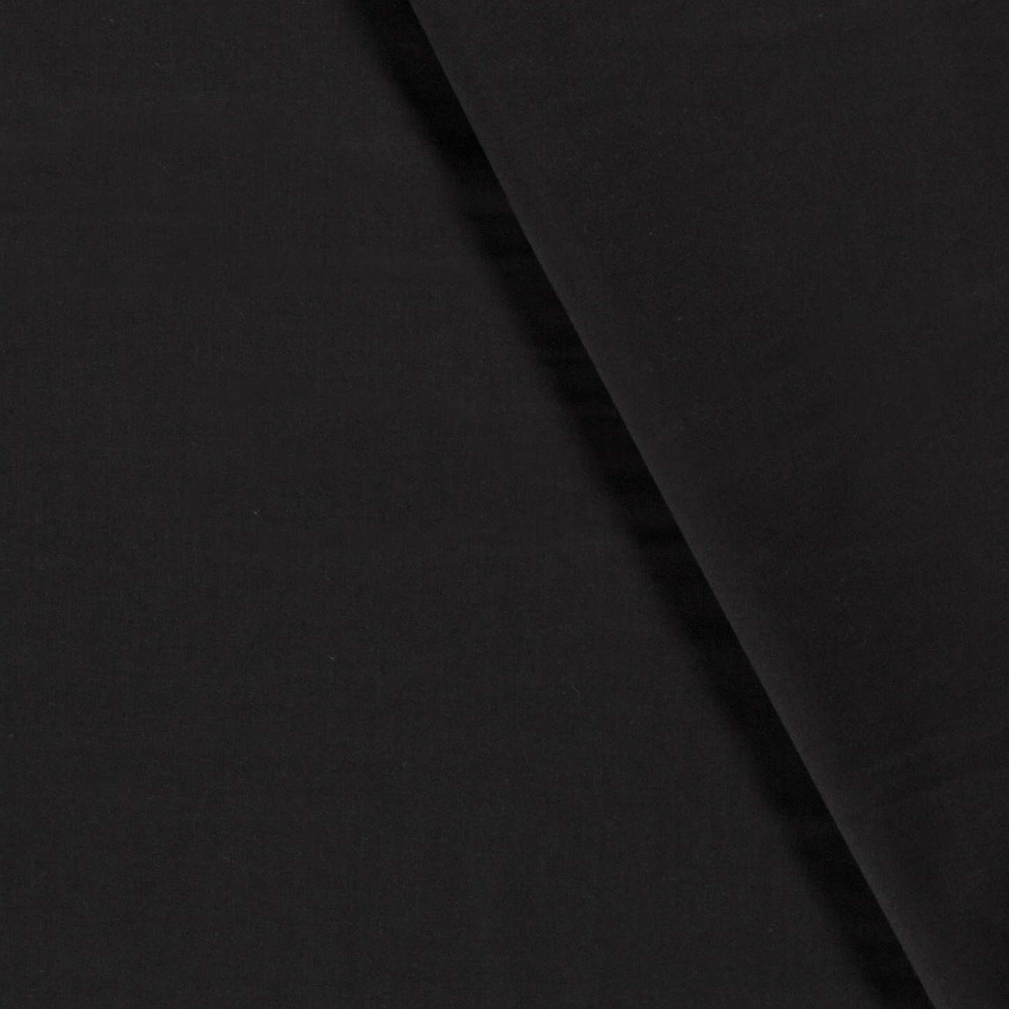 Voile de coton uni - noir
