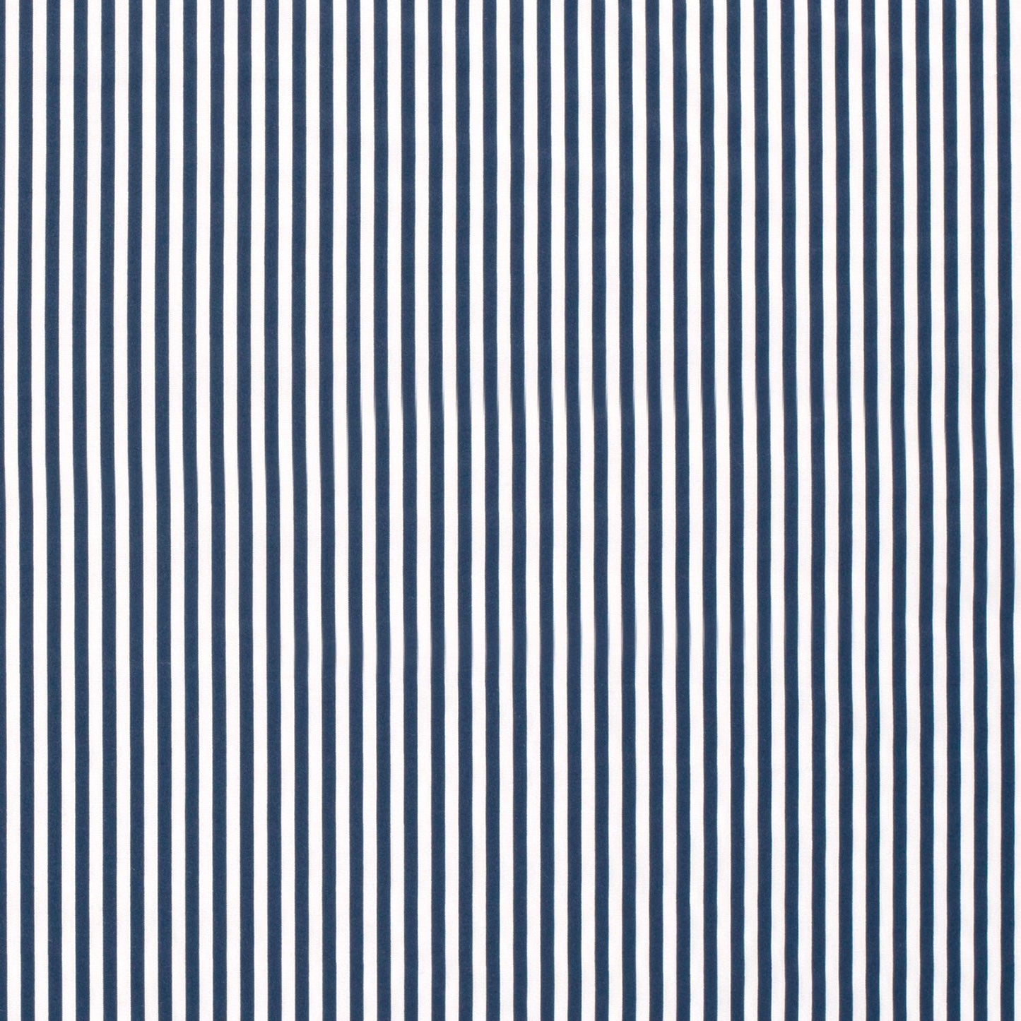 Popeline de coton -  rayures Bleu Marine