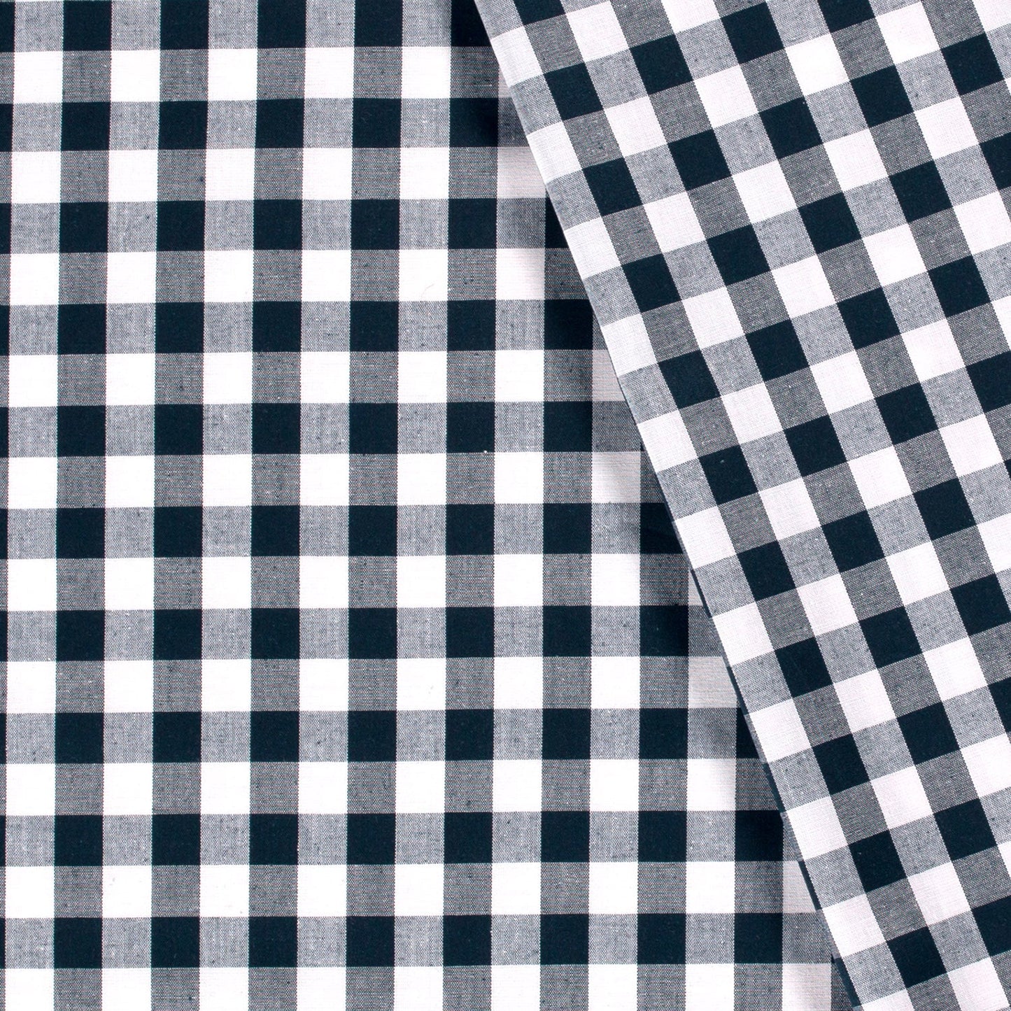 Coton fil teint - Carreaux Bleu Marine