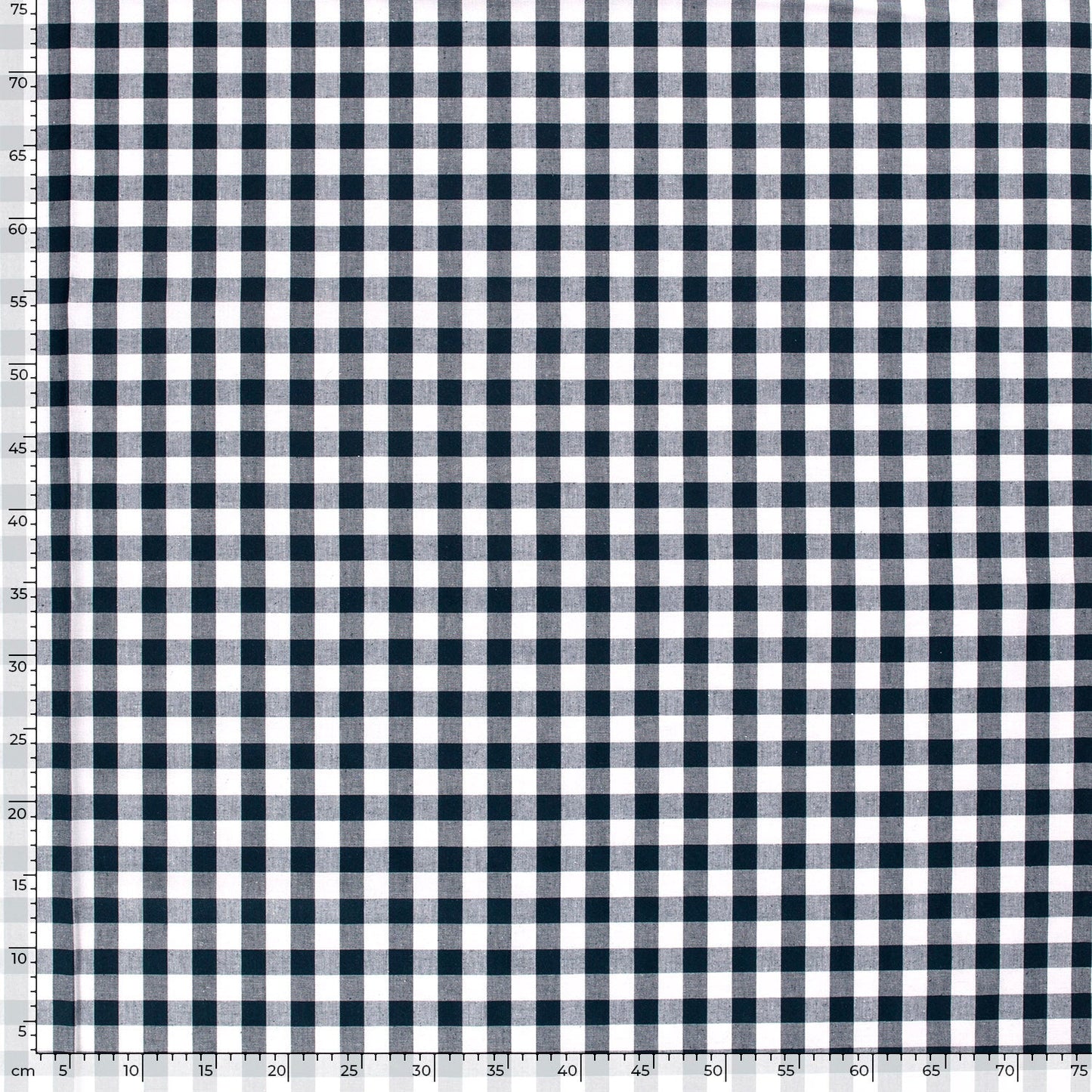 Coton fil teint - Carreaux Bleu Marine
