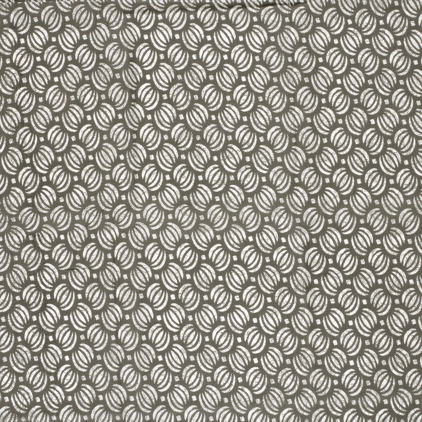 Voile de coton indien - Abstrait Gris