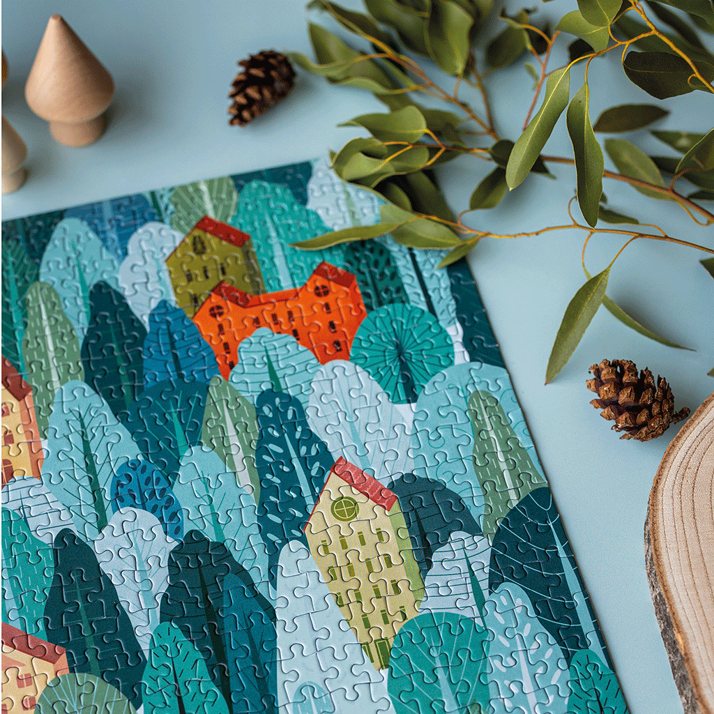 Puzzle 500 pièces Du vent dans les cimes: 500