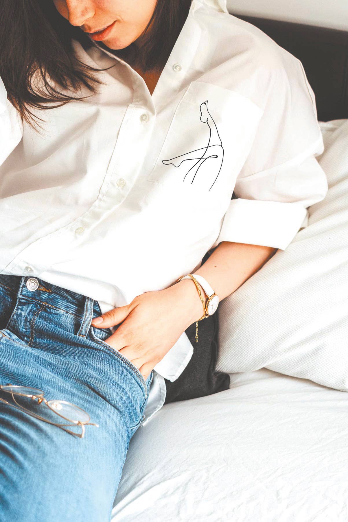 KIT BRODERIE SUR VETEMENT LINE ART 165 x 240 x 50 mm