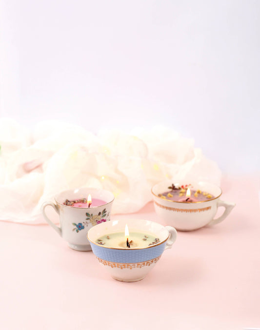 KIT BOUGIES FLEURIES ET COLOREES