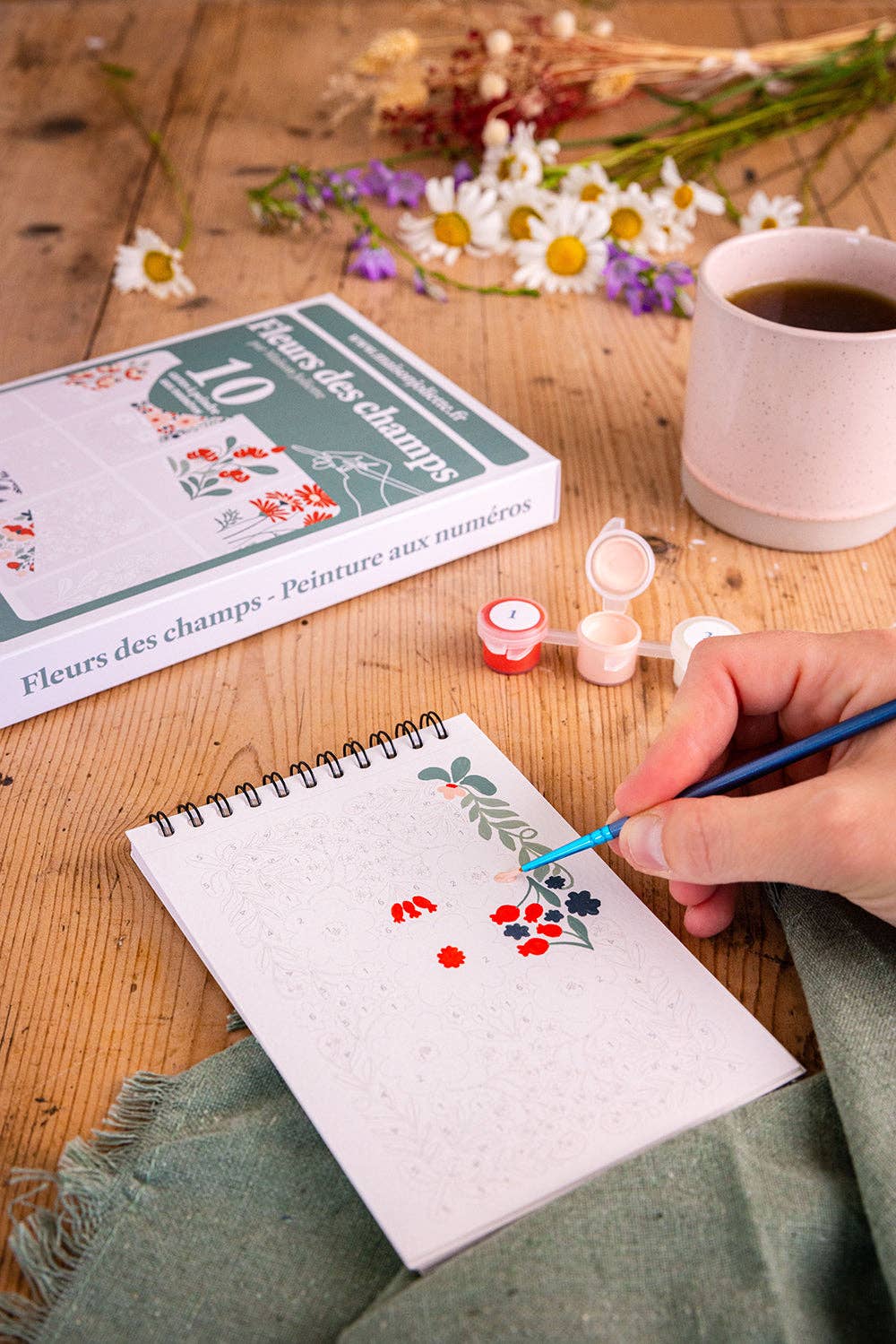 Peinture aux numéros - Fleurs des champs