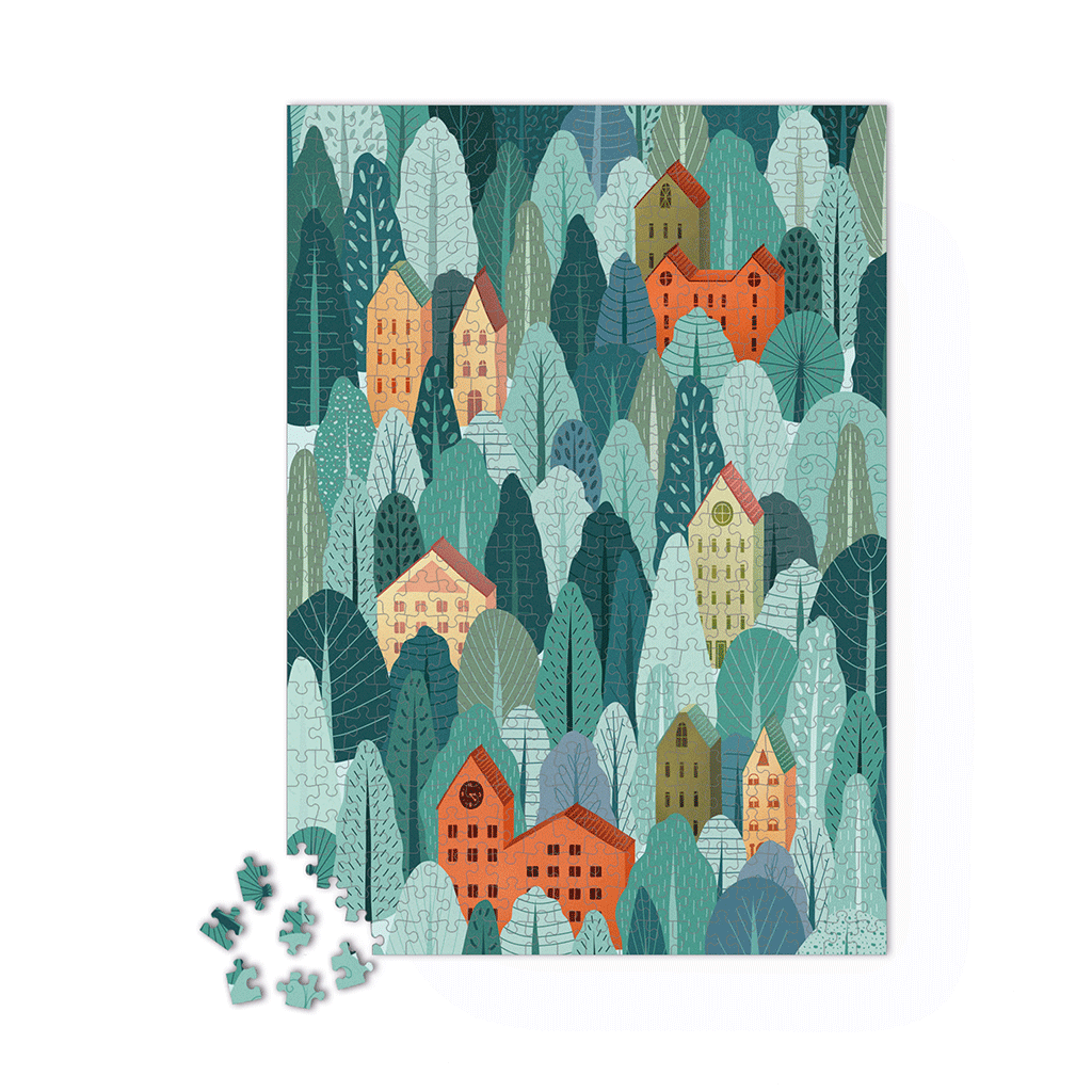 Puzzle 500 pièces Du vent dans les cimes: 500