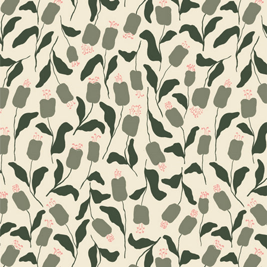 Mountain buds - popeline de coton