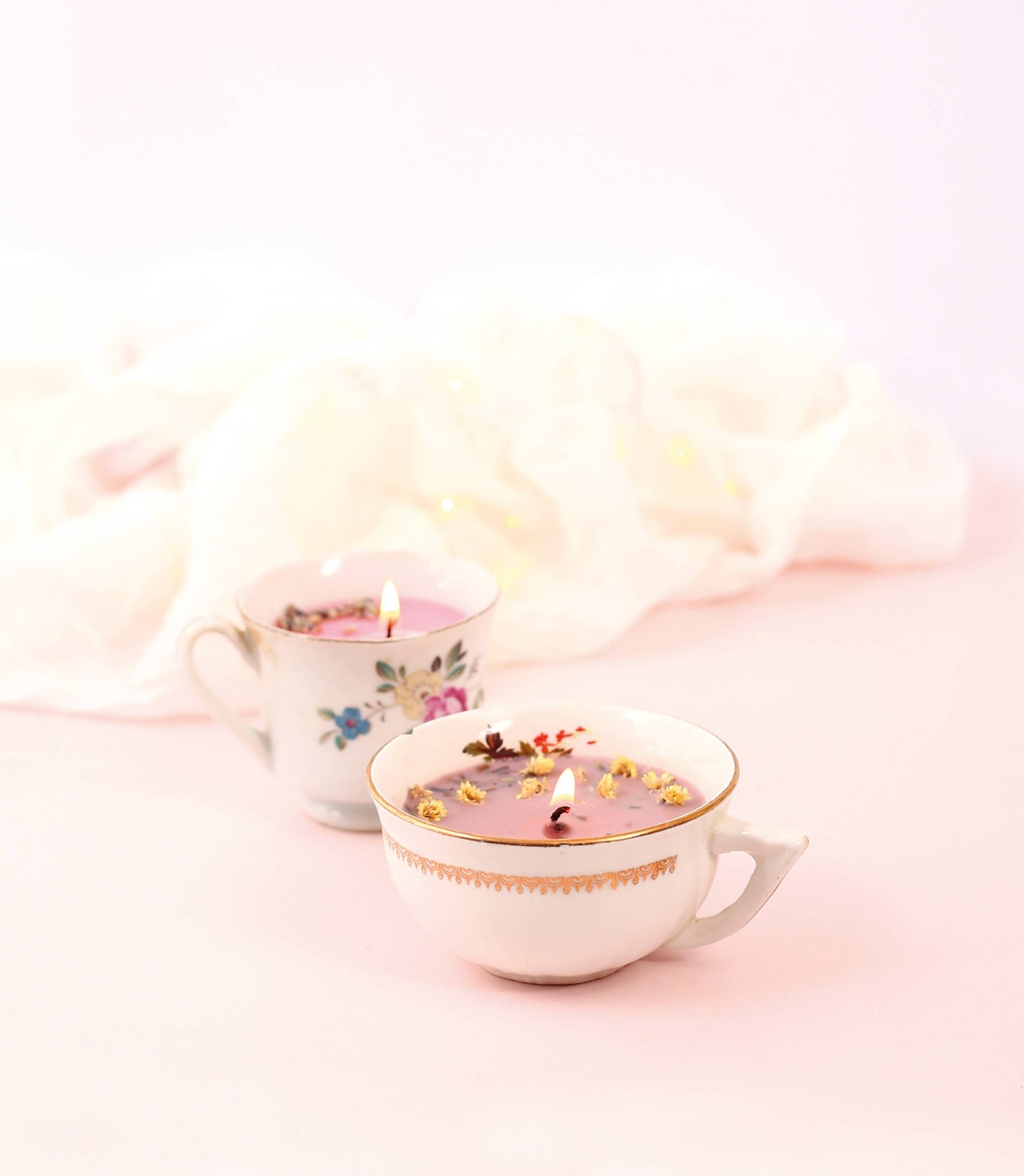 KIT BOUGIES FLEURIES ET COLOREES