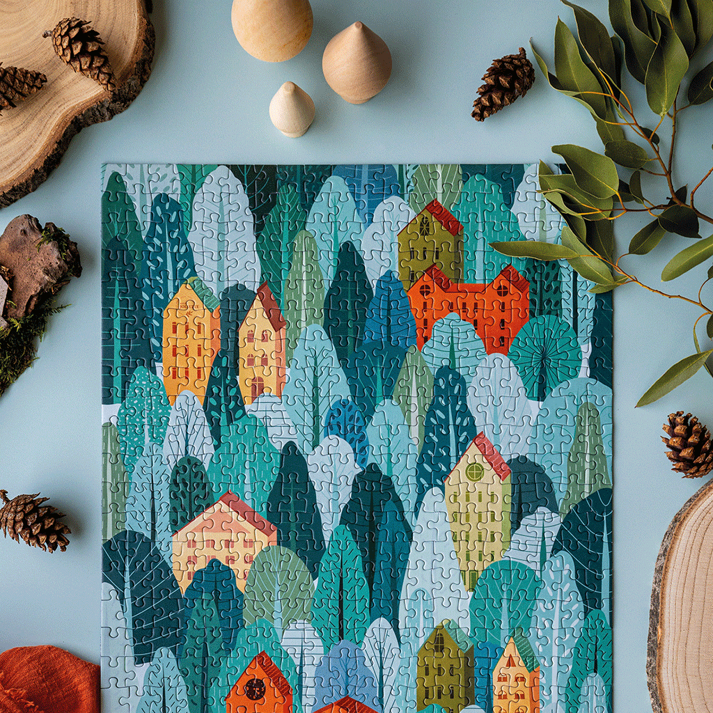 Puzzle 500 pièces Du vent dans les cimes: 500