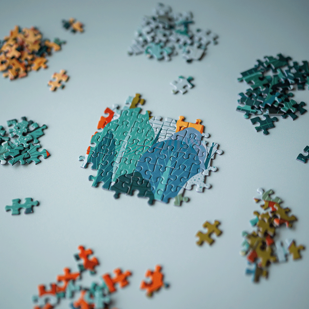 Puzzle 500 pièces Du vent dans les cimes: 500