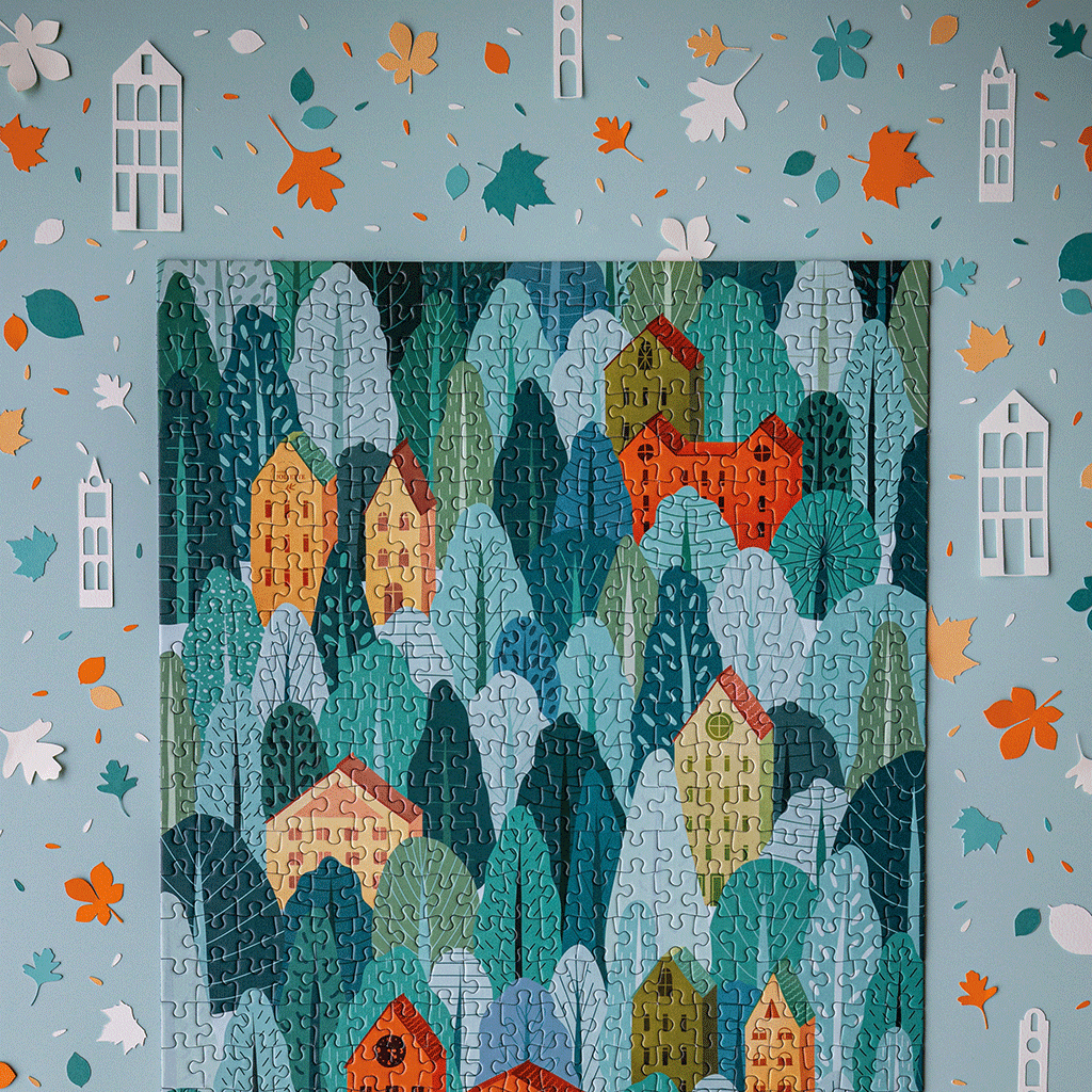 Puzzle 500 pièces Du vent dans les cimes: 500