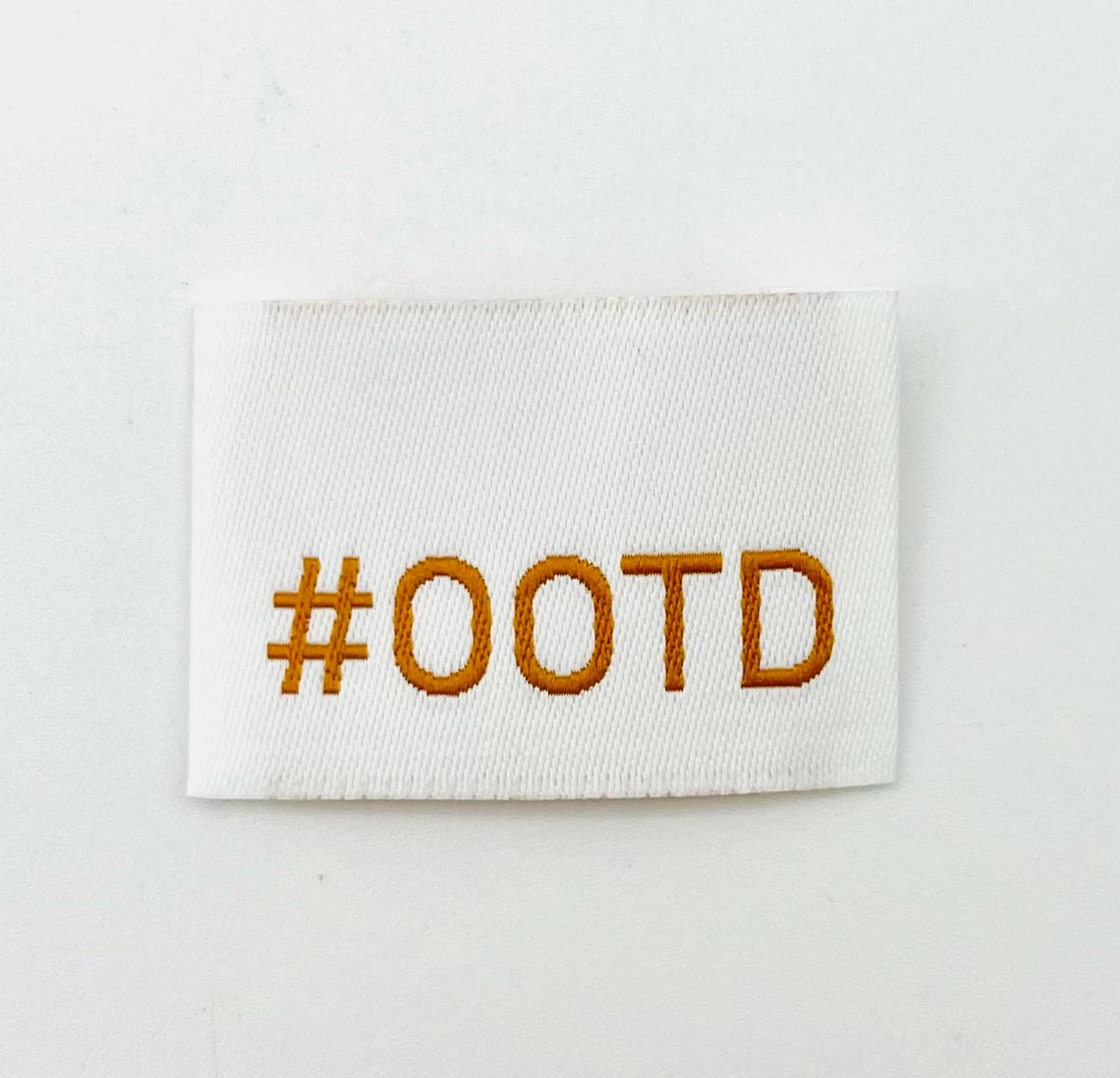 Étiquette Tissée à Coudre  "#OOTD"