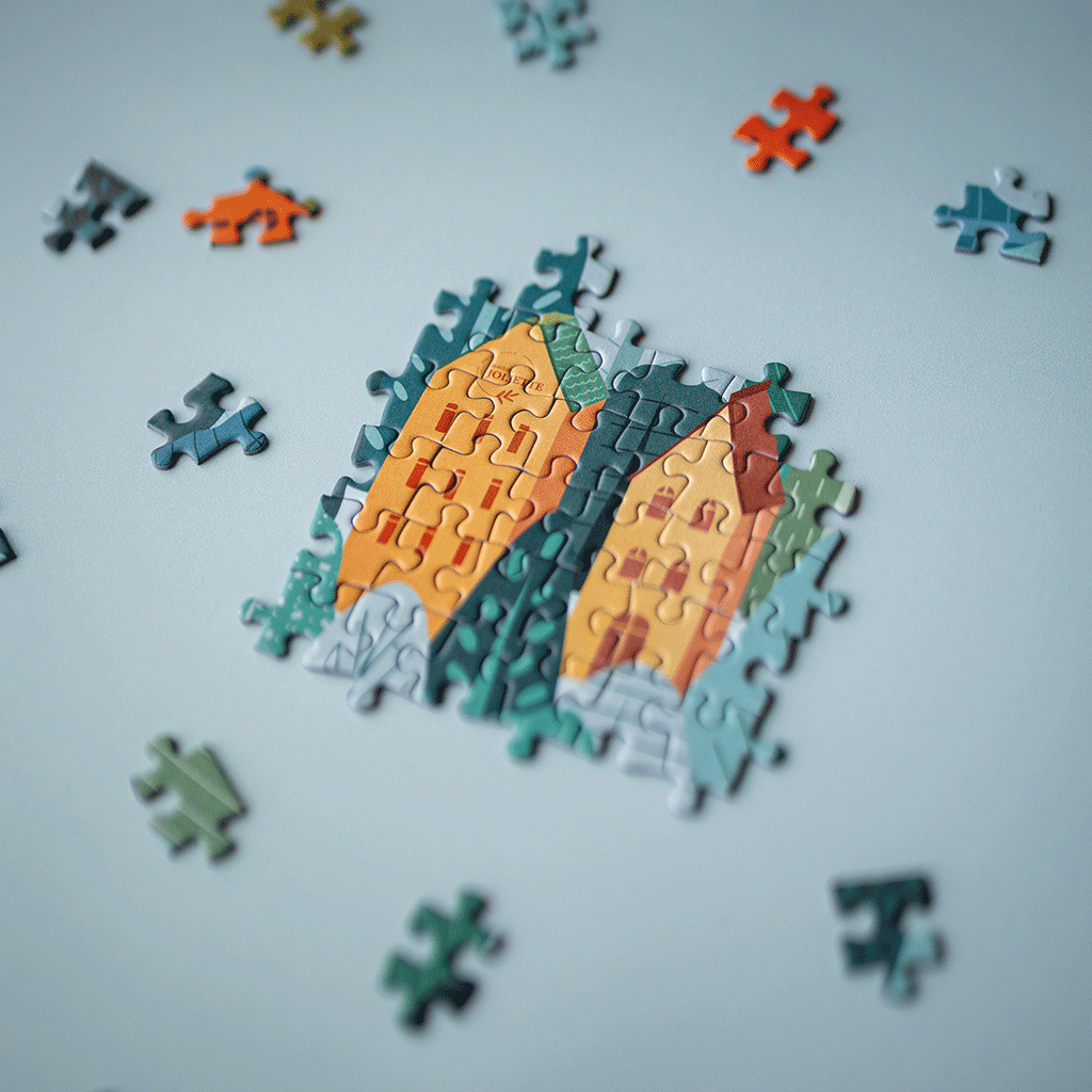 Puzzle 500 pièces Du vent dans les cimes: 500