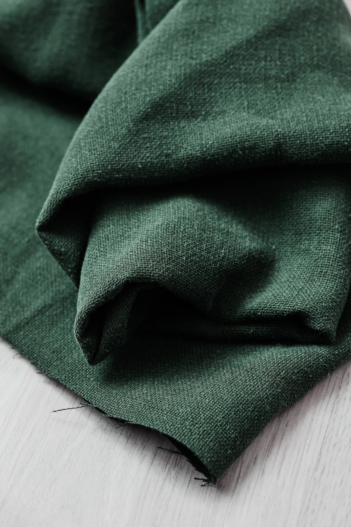 Mara - Deep Green - Lin / Tencel ™