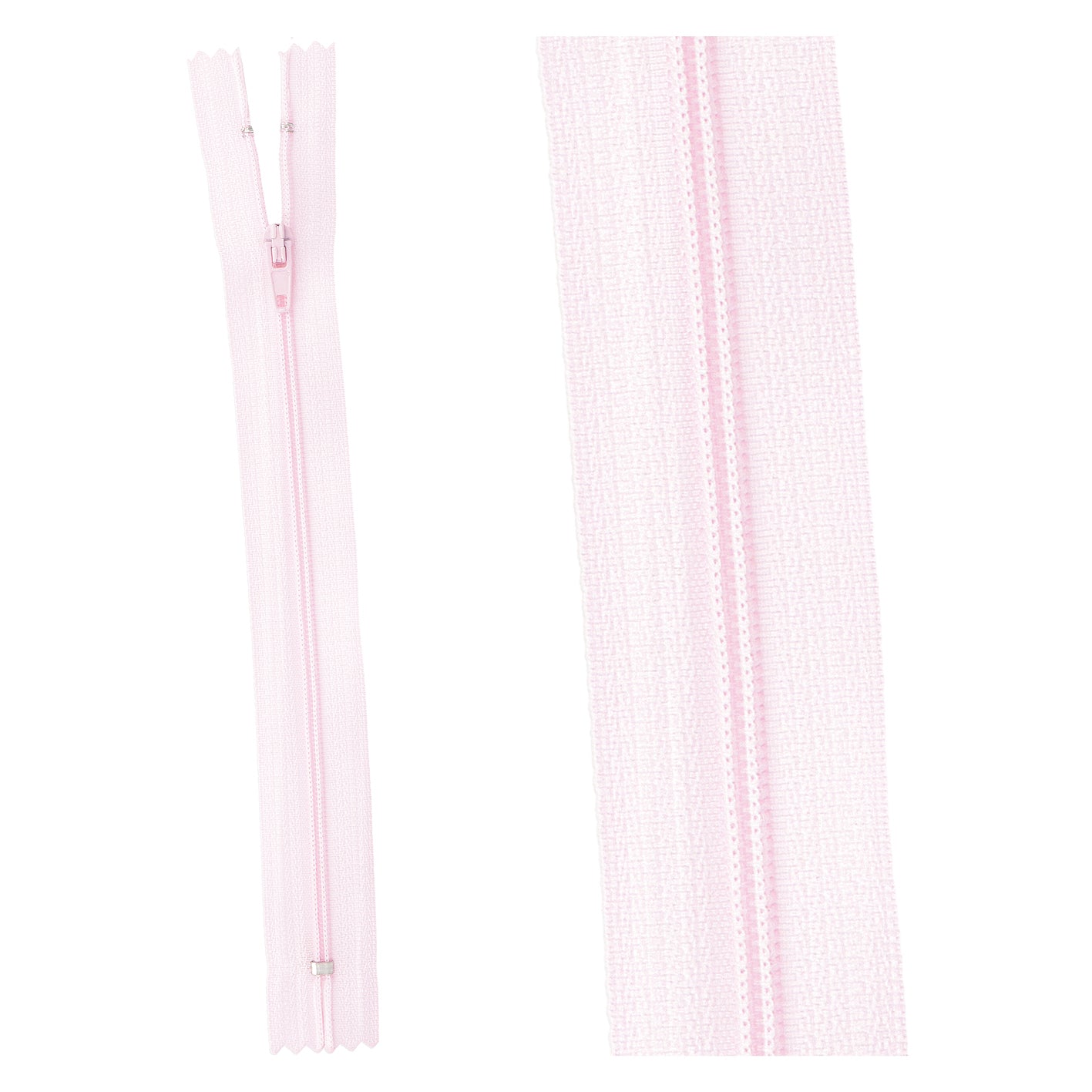 Thin polyester zipper - 10cm