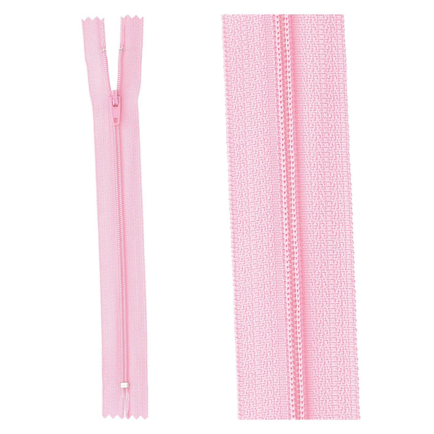 Thin polyester zipper - 15cm