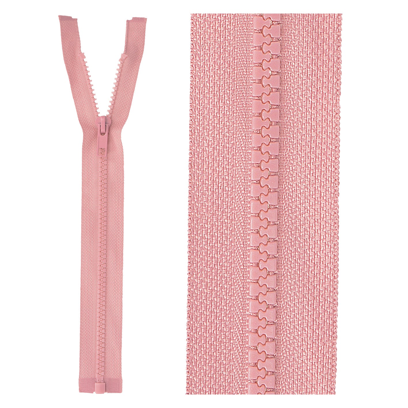 Separable plastic sports zipper - 25 cm