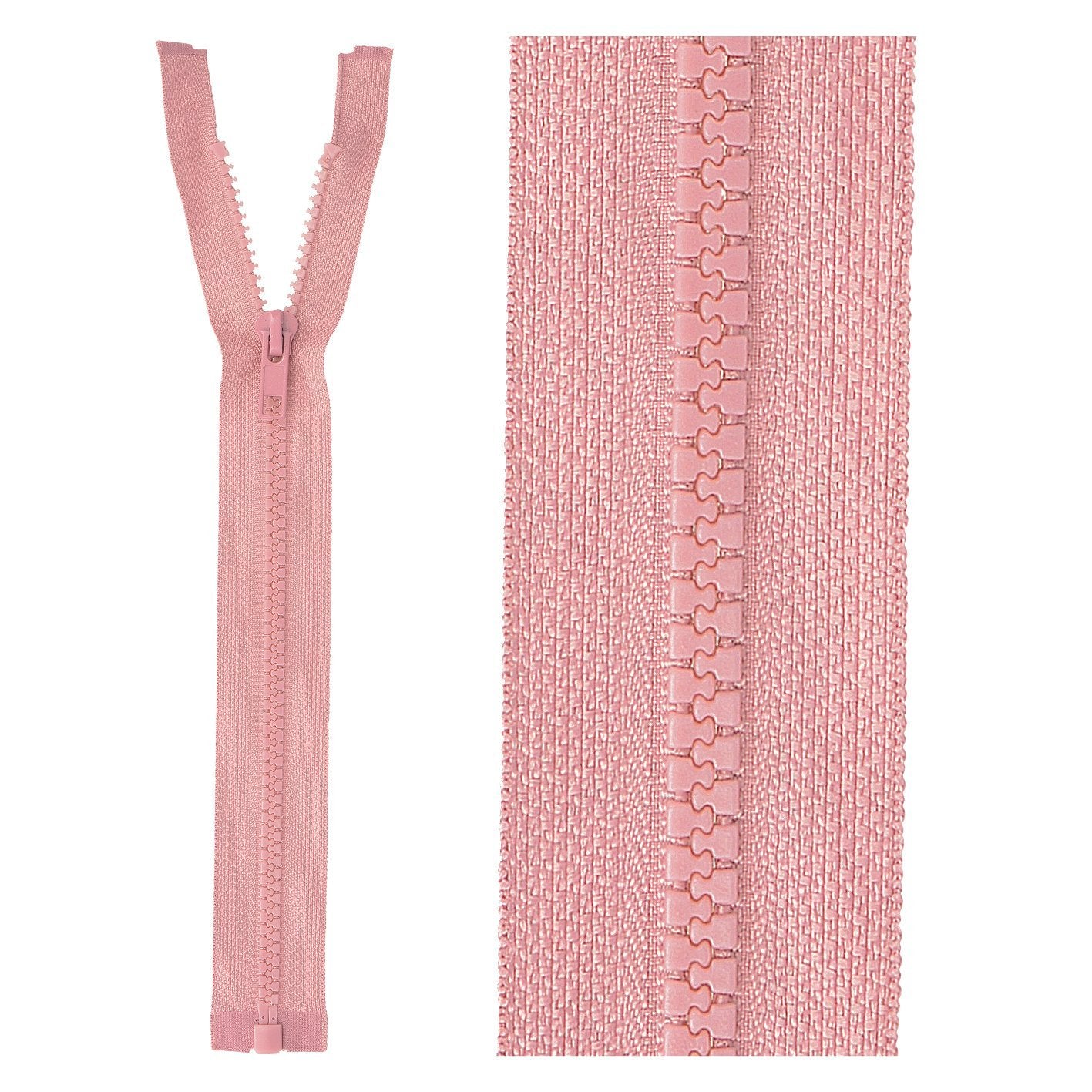 Separable plastic sports zipper - 35 cm