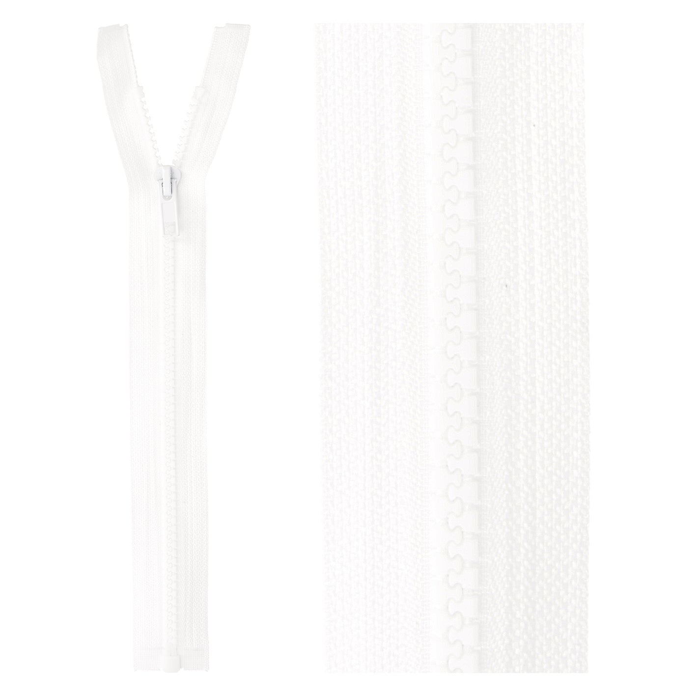 Separable plastic sports zipper - 25 cm