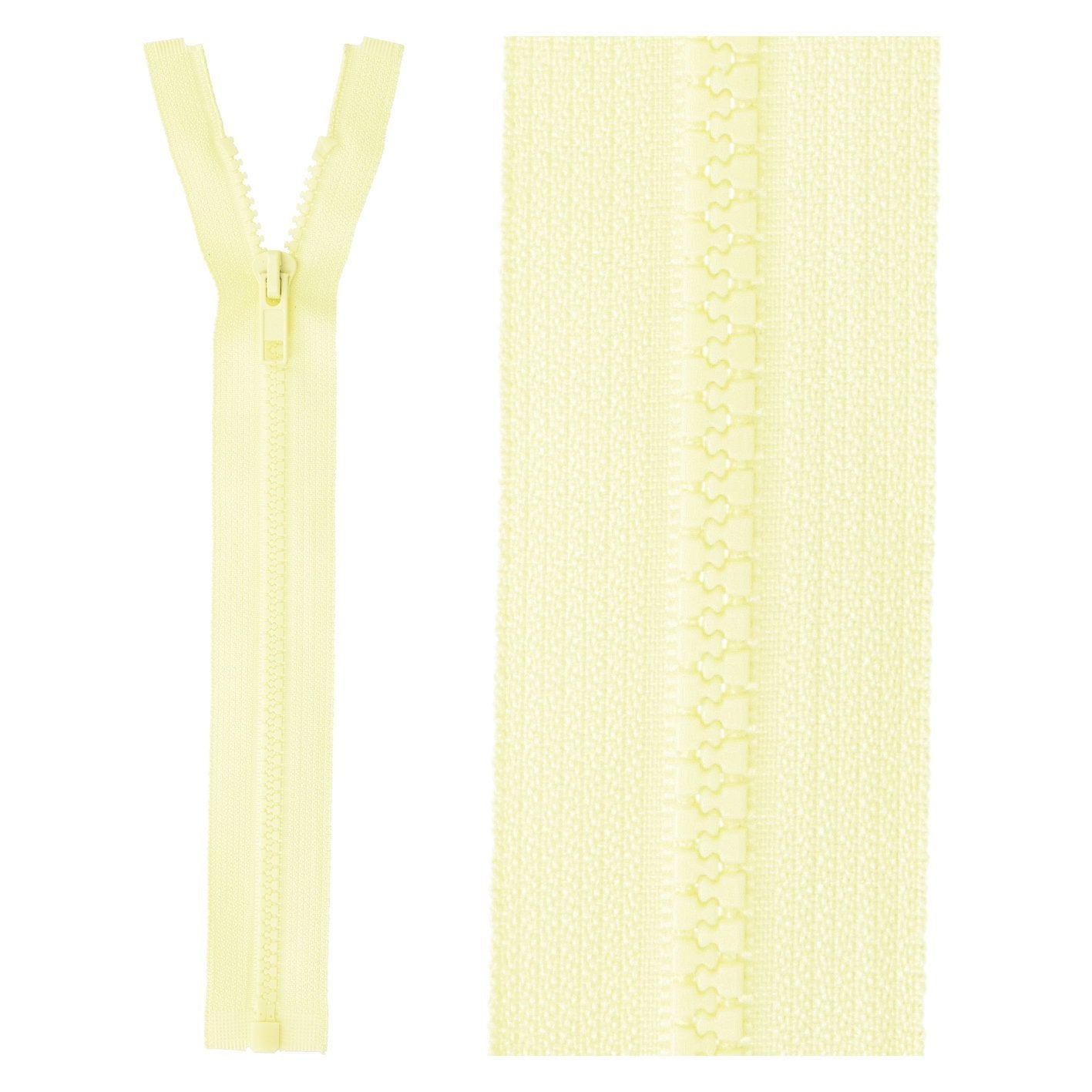 Separable plastic sports zipper - 35 cm