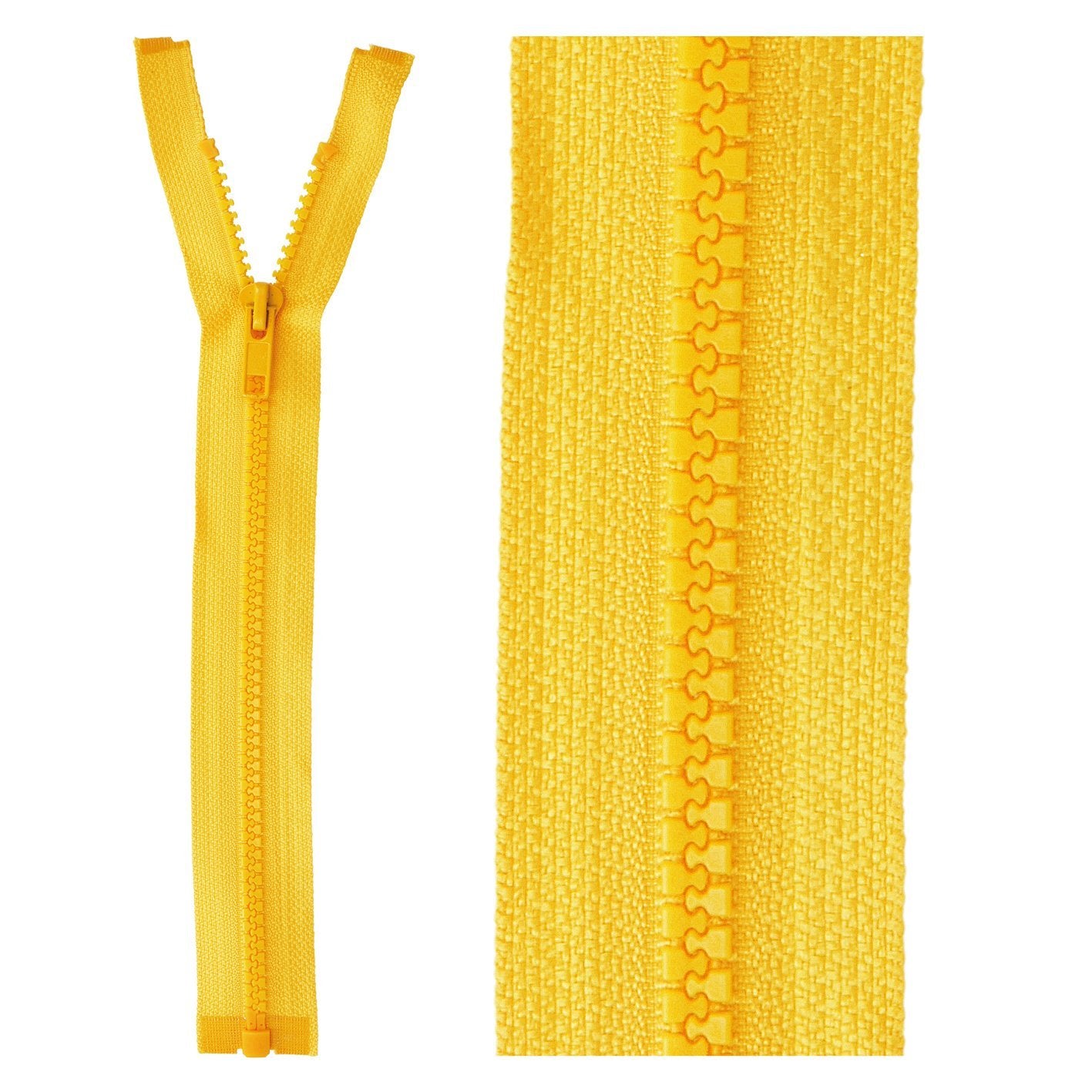 Separable plastic sports zipper - 35 cm