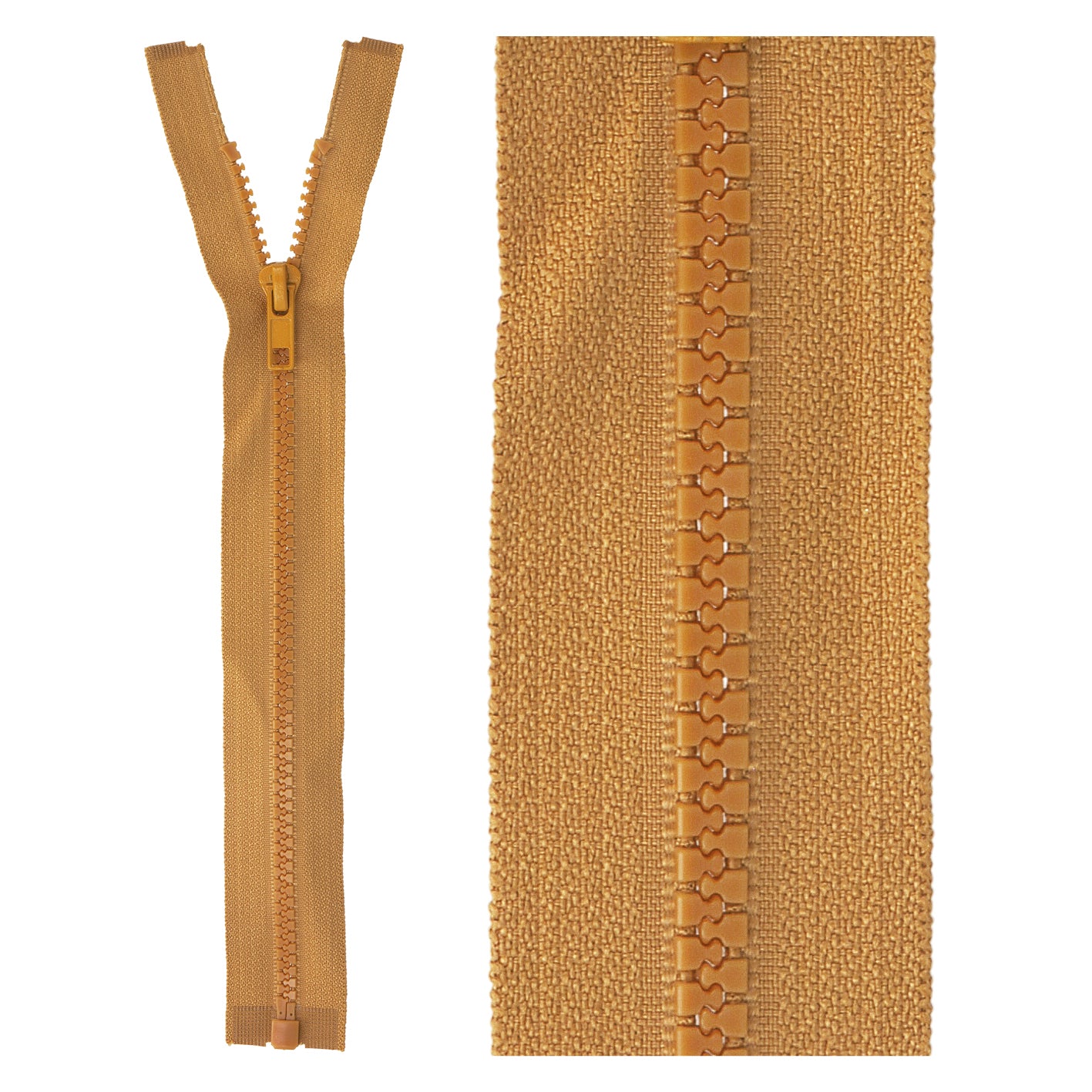 Separable plastic sports zipper - 25 cm