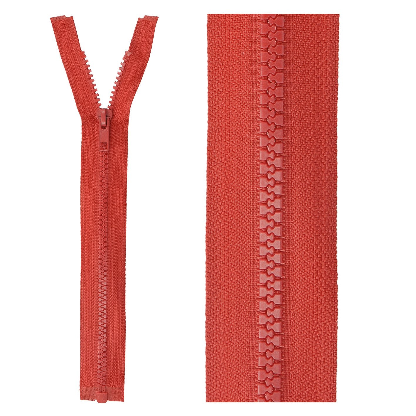 Separable plastic sports zipper - 35 cm