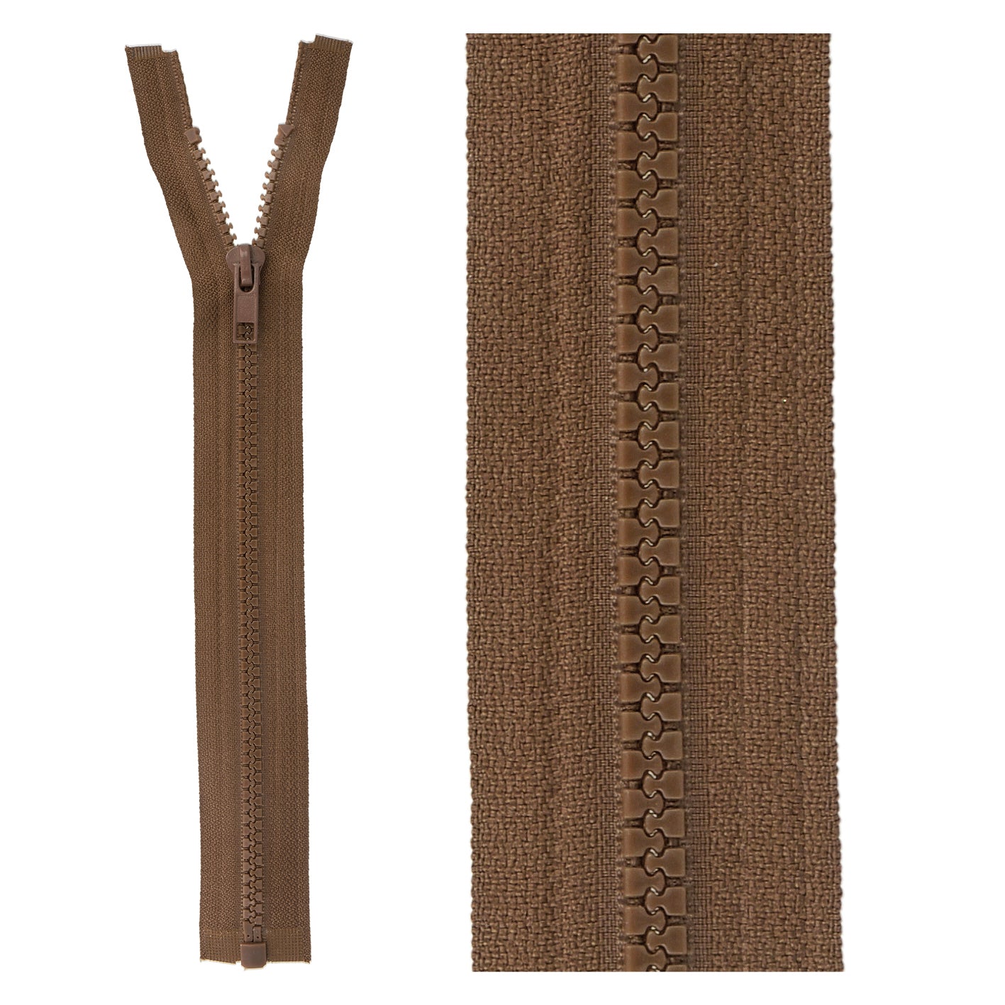 Separable plastic sports zipper - 25 cm