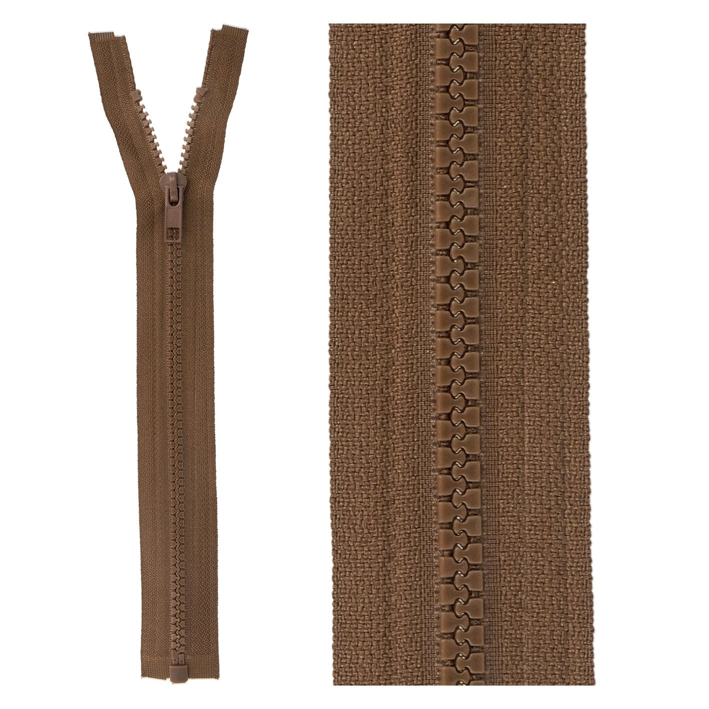 Separable plastic sports zipper - 35 cm