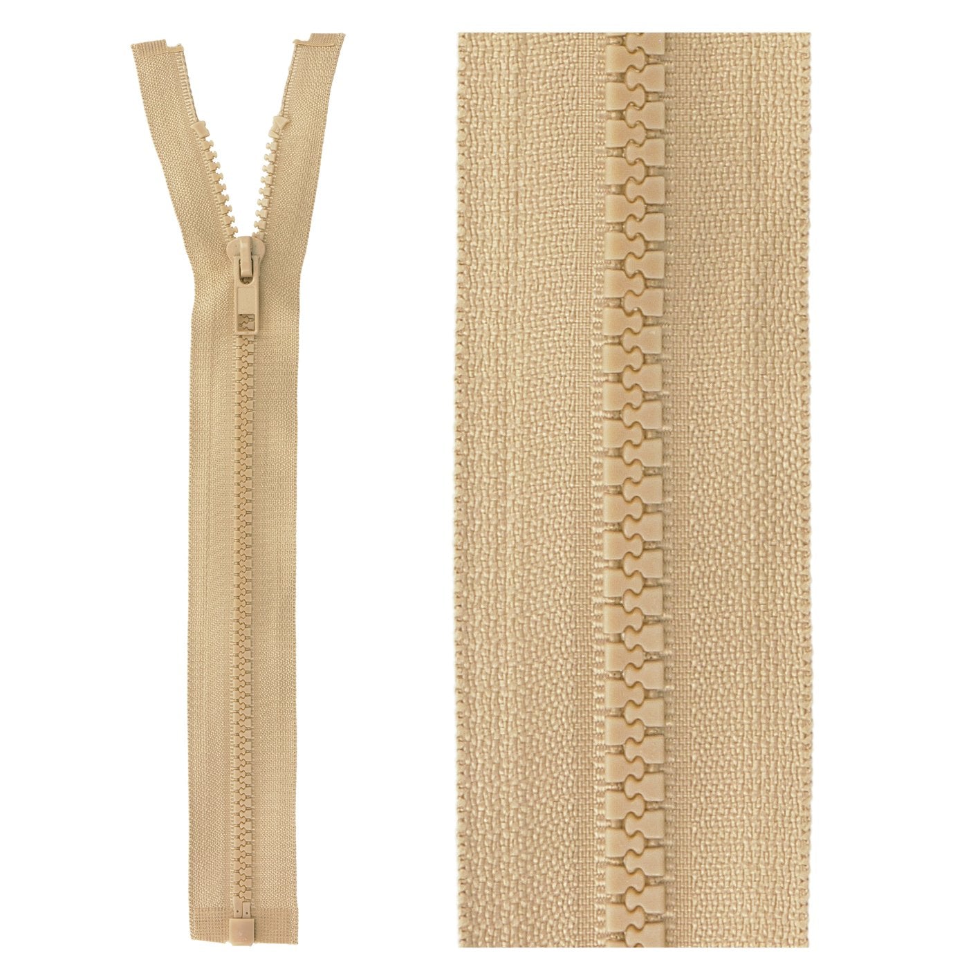 Separable plastic sports zipper - 45 cm