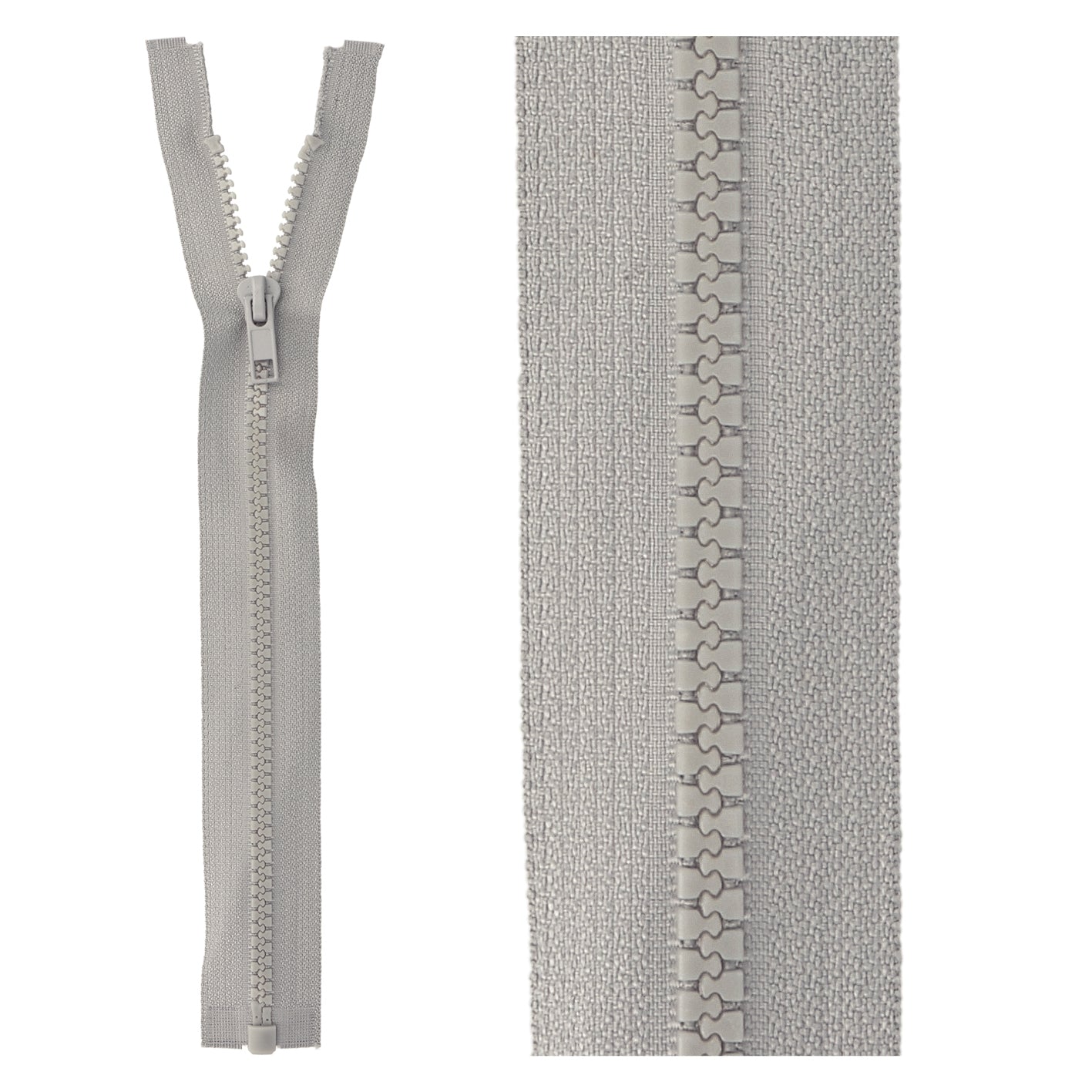 Separable plastic sports zipper - 25 cm