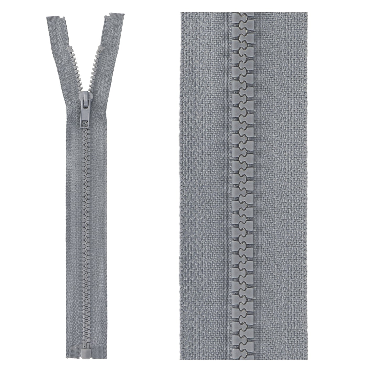 Separable plastic sports zipper - 25 cm