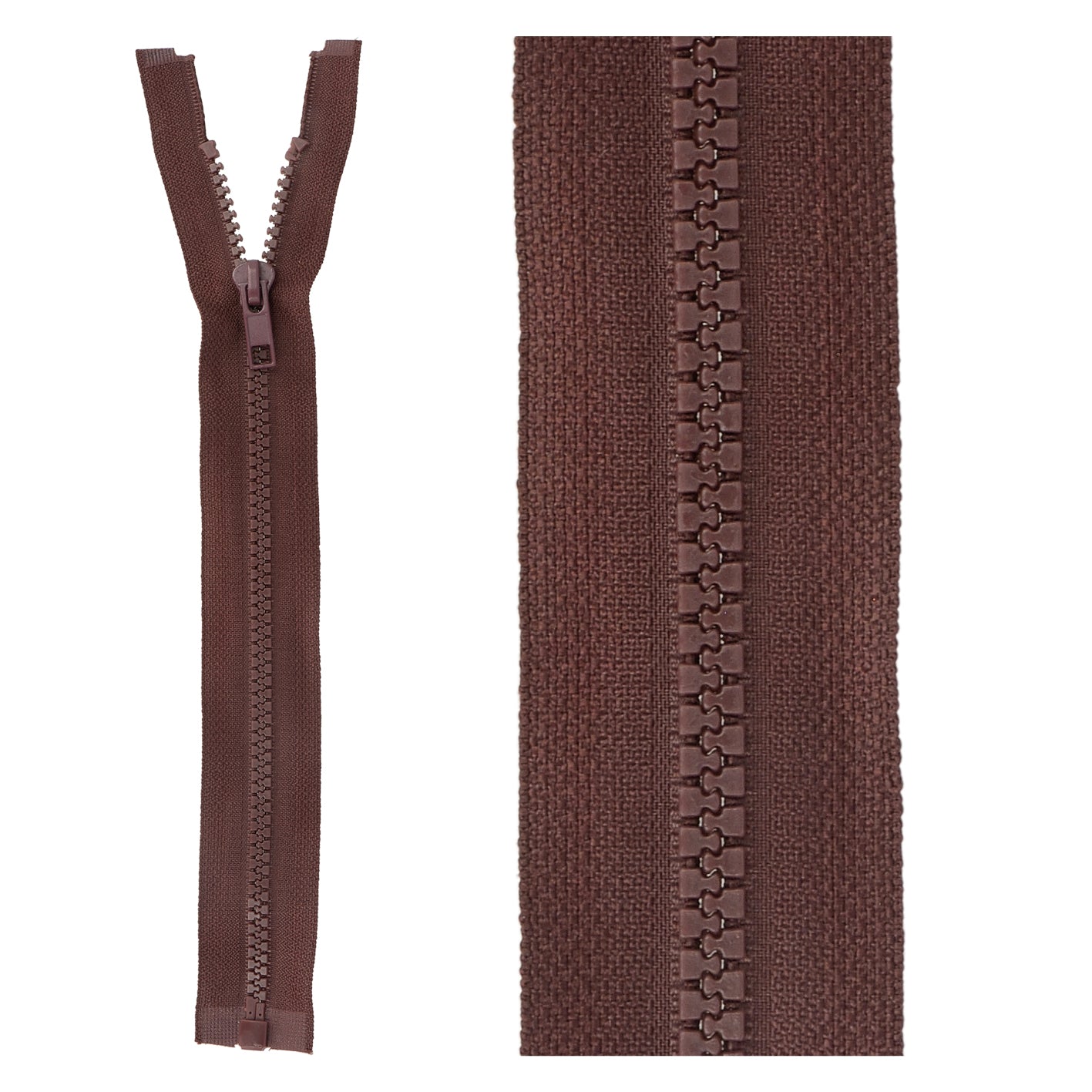 Separable plastic sports zipper - 25 cm