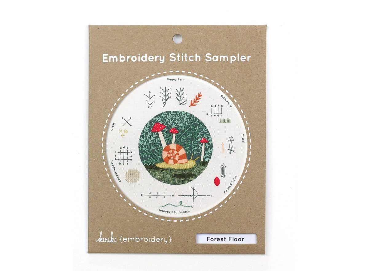 Échantillonneur De Broderie Crewel Fait Main – Baies, 14x11 Pouces – Vintage Coloré