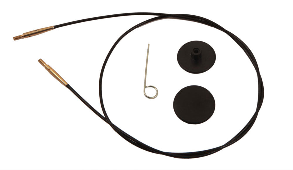 Cable pour aiguilles interchangeables Knit Pro - connecteur doré - Aiguilles à tricoter - Atelier Moondust - Bruxelles