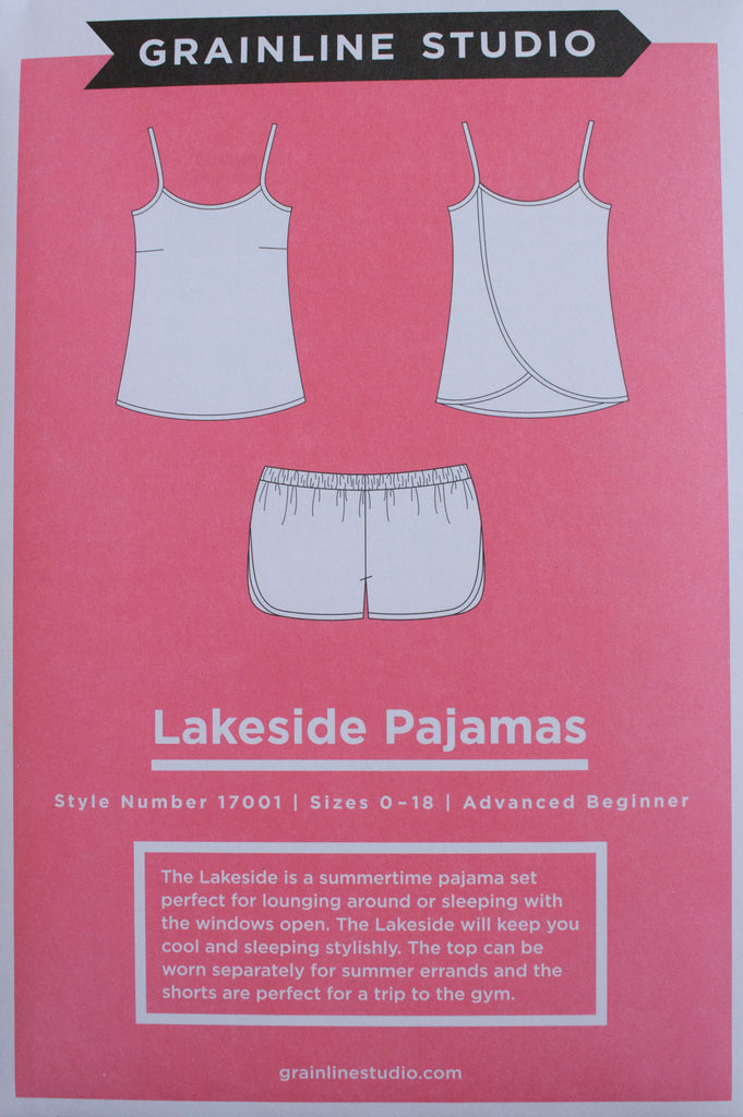 lakeside pyjama graineline studio patron papier paper pattern livraison shipping europe